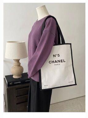 CHANEL Beauty N°5 Canvas Tote Bag | Authentic VIP Gift Brand New